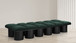 Pavilion - 12 Piece Modular Bench With Black Base
