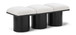 Pavilion - 3 Piece Modular Bench With Black Base