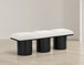 Pavilion - 3 Piece Modular Bench With Black Base