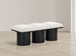 Pavilion - 3 Piece Modular Bench With Black Base