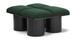 Pavilion - 4 Piece Modular Bench With Black Base