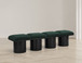 Pavilion - 4 Piece Modular Bench With Black Base