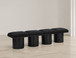 Pavilion - 4 Piece Modular Bench With Black Base