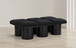 Pavilion - 6 Piece Modular Bench With Black Base