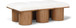 Pavilion - 6 Piece Modular Bench With Brown Base