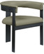 Romeo - Faux Leather Dining Chair With Black Base (Set of 2)