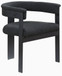 Romeo - Boucle Dining Chair With Black Base (Set of 2)