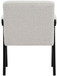 Woodloch - Accent Chair With Black Frame