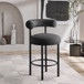Bordeaux - Stool With Black Legs (Set of 2)