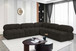 Ames - 5 Piece Fabric Modular Corner Sectional