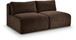 Shaggy - 2 Seat Modular Armless Sofa