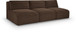 Shaggy - 3 Seat Modular Armless Sofa