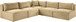 Shaggy - 5 Piece Modular Corner Armless Sectional