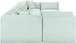 Shaggy - 6 Piece Modular U-Shaped Armless Sectional