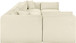 Shaggy - 6 Piece Modular U-Shaped Armless Sectional