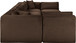 Shaggy - 6 Piece Modular U-Shaped Armless Sectional