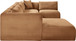 Shaggy - Fabric 5 Piece Modular U-Shaped Sectional