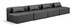 Cube - Modular 4 Seat Armless Sofa