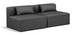 Cube - Modular 2 Seat Armless Sofa