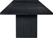 Belinda - Wood Mid-Century Modern Modular Dining Table - Black