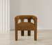 Athena - Velvet Dining Chair - Saddle