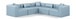 Cube - 5 Piece Modular Corner Sectional