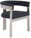 Romeo - Boucle Dining Chair With Silver Base (Set of 2)