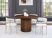 Belinda - Wood Oak Veneer Dining Table