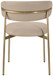 Lupita - Dining Chair With Brushed Gold Legs (Set of 2)