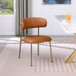 Lupita - Dining Chair With Brushed Gold Legs (Set of 2)