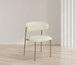 Lupita - Dining Chair With Brushed Gold Legs (Set of 2)