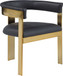 Romeo - Faux Leather Dining Chair With Gold Base (Set of 2)