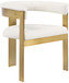 Romeo - Faux Leather Dining Chair With Gold Base (Set of 2)