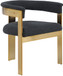 Romeo - Boucle Dining Chair With Gold Base (Set of 2)