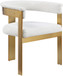 Romeo - Boucle Dining Chair With Gold Base (Set of 2)