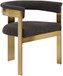 Romeo - Boucle Dining Chair With Gold Base (Set of 2)