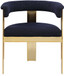 Romeo - Boucle Dining Chair With Gold Base (Set of 2)