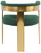 Romeo - Boucle Dining Chair With Gold Base (Set of 2)