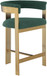 Romeo - Boucle Counter Stool With Gold Base (Set of 2)