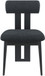 Dario - Boucle Dining Chair With Black Frame (Set of 2)