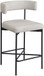Rivage - Durable Stool With Black Frame (Set of 2)