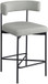 Rivage - Durable Stool With Black Frame (Set of 2)