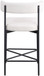 Rivage - Durable Stool With Black Frame (Set of 2)