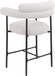 Blake - Counter Stool With Black Base (Set of 2)