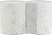 Dimple - 2 Piece Modular End Table - Terazzo Finish