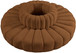 Arc - Velvet 8 Piece Round Modular Sofa - Saddle