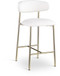 Lupita - Counter Stool With Brushed Gold Frame (Set of 2)