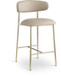 Lupita - Counter Stool With Brushed Gold Frame (Set of 2)