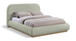 Vaughn - Chenille Bed With Natural Base