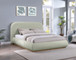 Vaughn - Chenille Bed With Natural Base